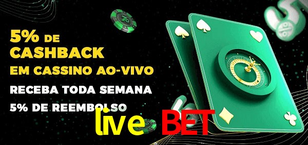 Promoções do cassino ao Vivo live bet